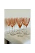 Home Tableware & Barware | Fostoria Versailles Pink Depression Glass Wine Glasses - Set of 9 - NL07370