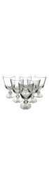 Home Tableware & Barware | Libbey Water Wine Goblets - Duratuff Model 23 - Wave or Wavy Pattern Set (6) - CT42492