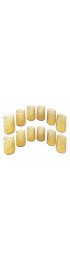 Home Tableware & Barware | Mid-Century Faux Bamboo Juice Glasses C.1960, Set of 12 - GN52431