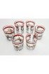 Home Tableware & Barware | Mid Century Hazel-Atlas Gay 90s Shot Glasses - Set of 6 - CH18155