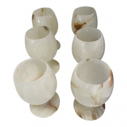 Home Tableware & Barware | Mid-Century Marble Goblets- Set of 6 - TA15578
