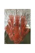Home Tableware & Barware | Mid-Century Orange Spaghetti Ice Tea Glasses- Set of 9 - SI96865