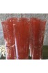 Home Tableware & Barware | Mid-Century Orange Spaghetti Ice Tea Glasses- Set of 9 - SI96865