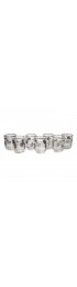 Home Tableware & Barware | Mid-Century Silver Leaf Lowball Glasses- Set of 7 - HE65446