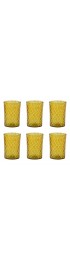 Home Tableware & Barware | Pineapple Mandala Drinking Glass, Set of 6 - DY39803