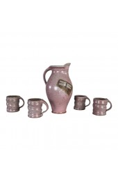 Home Tableware & Barware | Purple Studio Pottery Ceramic Handmade Hot Chocolate Set 1 Pitcher & 4 Cups - MG78807