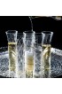 Home Tableware & Barware | Razzle Dazzle Champagne Flutes with Gold Accents- Set of 6 - VT36662