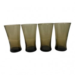 Home Tableware & Barware | Smokey Brown Glass Tumblers - Set of 4 - PX18086