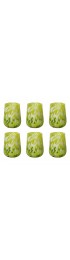 Home Tableware & Barware | Stemless Wine Glasses, Lime Green - Set of 6 - BN85903