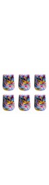 Home Tableware & Barware | Stemless Wine Glasses, Rainbow Mix - Set of 6 - RF51435