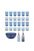 Home Tableware & Barware | Summer Blues Bundle, Glassware & Serving Accessories - 27 Pieces - TH38061