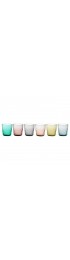 Home Tableware & Barware | Ve_Nier Bicchierino5.5 Liquor Glasses, Twisted Mixed Colors by MUN for VG, Set of 6 - GZ84909