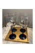 Home Tableware & Barware | Vintage Cobalt Stemmed Wine Glasses - Set of 4 - FD09348
