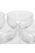 Home Tableware & Barware | Vintage Crystal Champagne Coupes Etched With Cascading Laurel & Floral Center, Set of 6 - EE79509