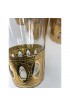 Home Tableware & Barware | Vintage Culver Antigua Gold Collins Glasses - Set of 8 - EY35454