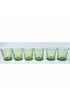 Home Tableware & Barware | Vintage Dotted Green Double Old Fashioned Glasses- Set of 6 - UJ20322