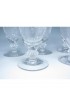 Home Tableware & Barware | Vintage Fostoria Romance Etched Glass Footed Juice Glasses With Flowers & Ribbon Design - 8 Pieces - FV81218