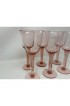 Home Tableware & Barware | Vintage Handmade Pink Wine Glasses- Set of 6 - HH36206