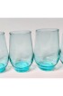 Home Tableware & Barware | Vintage Laser Blue Stemless Wine Glasses- Set of 8 - SJ38526