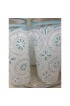 Home Tableware & Barware | Vintage Mid Century Modern Turquoise and White Flower Tumblers Collins Glasses – Set of 10 - DB18880