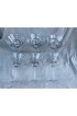 Home Tableware & Barware | Vintage Set of 4 Hand Blown Crystal Martini Glasses W/Platinum Swirl - GU23722