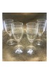Home Tableware & Barware | Vintage Small Etched Cordial/Sherry/Wine Glasses - Set of 4 - LV58841