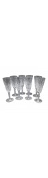 Home Tableware & Barware | Vintage Waterford Lismore Cut Crystal Champagne Flutes-Set of 8 - OQ28411
