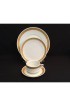 Home Tableware & Barware | 1950s Royal Copenhagen Fan Service Gold Place Setting - 4 Pieces - GM14479
