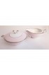 Home Tableware & Barware | 1950s Stratford by Noritake Pink Band White Leaves Dinnerware, 76 Pieces - IG41572
