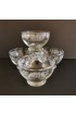 Home Tableware & Barware | 1960s Dominion Glass Fruit Dessert Bowls With Rose Details- Set of 4 - BP27312