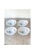 Home Tableware & Barware | 1960s Federal Milk Glass Breakfast or Dessert Plate and Cups Atomic Leaf - 8 Pieces - QN61102