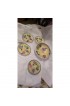 Home Tableware & Barware | 1960s Yellow Caleca Hand Painted Italian Plates - Set of 5 - UE01921