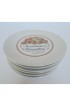 Home Tableware & Barware | 1970s Jacques Lobjoy Plaris French Porcelain Cheese Plates- Set of 6 - DW57268