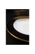 Home Tableware & Barware | 1980s Rondelle Black Large Rim Soup Bowl by Fitz & Floyd - Set of Six - CH33817