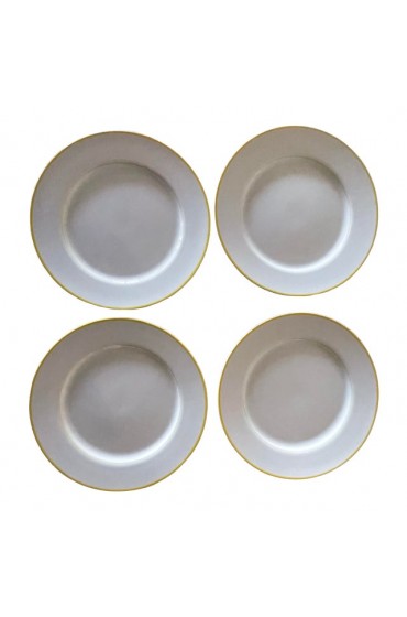 Home Tableware & Barware | 1990s Vintage Dinner Plates Meris Yellow by Taitu - Set of 4 - FH22332