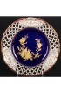 Home Tableware & Barware | 19th Century Wedgwood Queensware Cobalt Blue and Gilt Plates - Set of 10 - HB54679