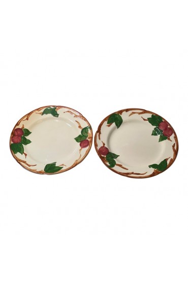 Home Tableware & Barware | 2000s Franciscan Apple Dinner Plates- a Pair - MR19342