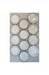 Home Tableware & Barware | 2000s Lenox Serpentine Platinum Bread & Butter Plates - Set of 12 - MI85934