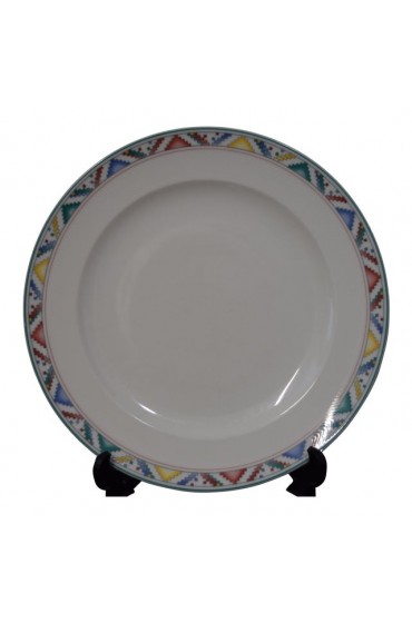 Home Tableware & Barware | 2001 Villeroy & Boch Indian Look Fine China Dinner Plates - Set of 10 - EB82646