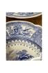 Home Tableware & Barware | Antique Blue and White Staffordshire Plates - Set of Eight - AN60501