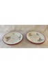 Home Tableware & Barware | Antique White & Pink Floral French Faience Plates - Set of 6 - AM47801