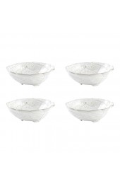 Home Tableware & Barware | Bordallo Pinheiro Artichoke Bowl 7 White, Set of 4 - ZZ97315