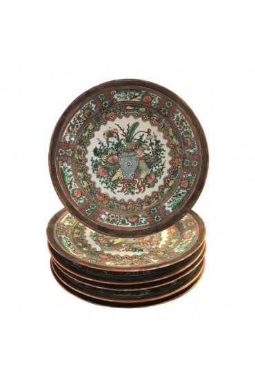 Home Tableware & Barware | Chinese Export Porcelain Plates - Set of 6 - MT70150