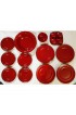 Home Tableware & Barware | Contemporary Pottery Barn Red Dinnerware Set- 16 Pieces - HV22072