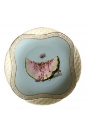 Home Tableware & Barware | Early 20th Century Melon & Butterfly Limoges France Hand Painted Plate - IP89258