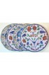 Home Tableware & Barware | Enameled Tin Turkish Tulip Plates - Set of 4 - OX96521
