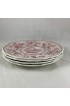 Home Tableware & Barware | English Ralph Stevenson ‘Windsor Castle’ Red Transferware Dinner Plates, Set/4 - GF47754