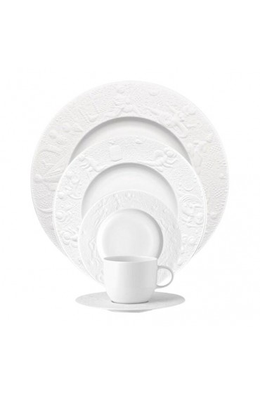 Home Tableware & Barware | Fashionistas Original Vintage Rosenthal Magic Flute White Gold Porcelain Dinnerware Set -60 Pieces -Rebecca Harkness Estate - II33494