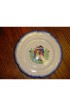 Home Tableware & Barware | French Hand-Painted Faience Quimper Design Plate by Pornic, Brittany - FH31645