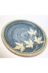 Home Tableware & Barware | Handthrown Blue Stoneware With Maple Leaf Relief Platter & Bowl Set- 2 Pieces - DJ83710